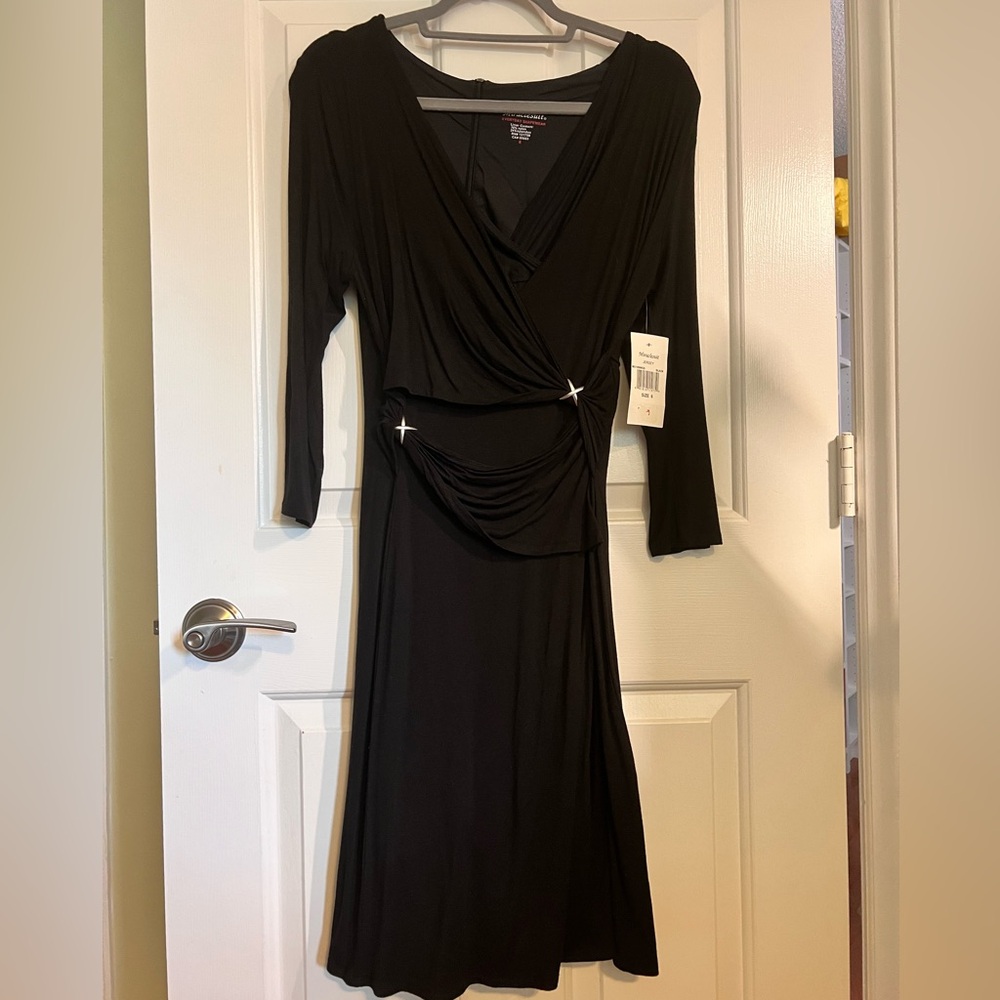 Miraclesuit Black Long Sleeve Dress